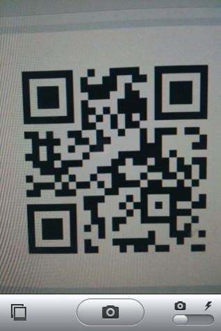 Scannez le Flash code pour nous contacter visioconferenc photo i-phone qr-code